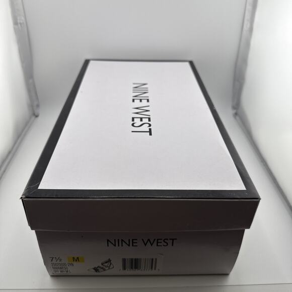 Nine West Womens Aweso Off White Adjustable Ankle Strap 7.5 M NWB - Picture 9 of 9